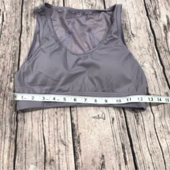 Varley Mesh Back lavender/grey padded sports bra size medium - Picture 7 of 8
